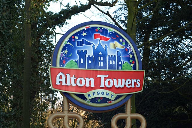 <p>A fire at Alton Towers has caused customers to be evacuated</p>