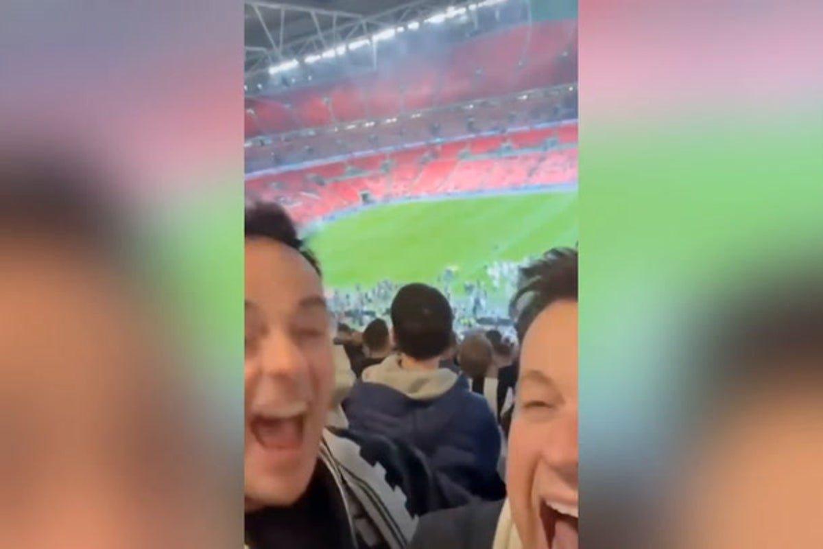 Ant and Dec declare Newcastle Carabao Cup win ‘best day of our lives’ in wild celebration scenes