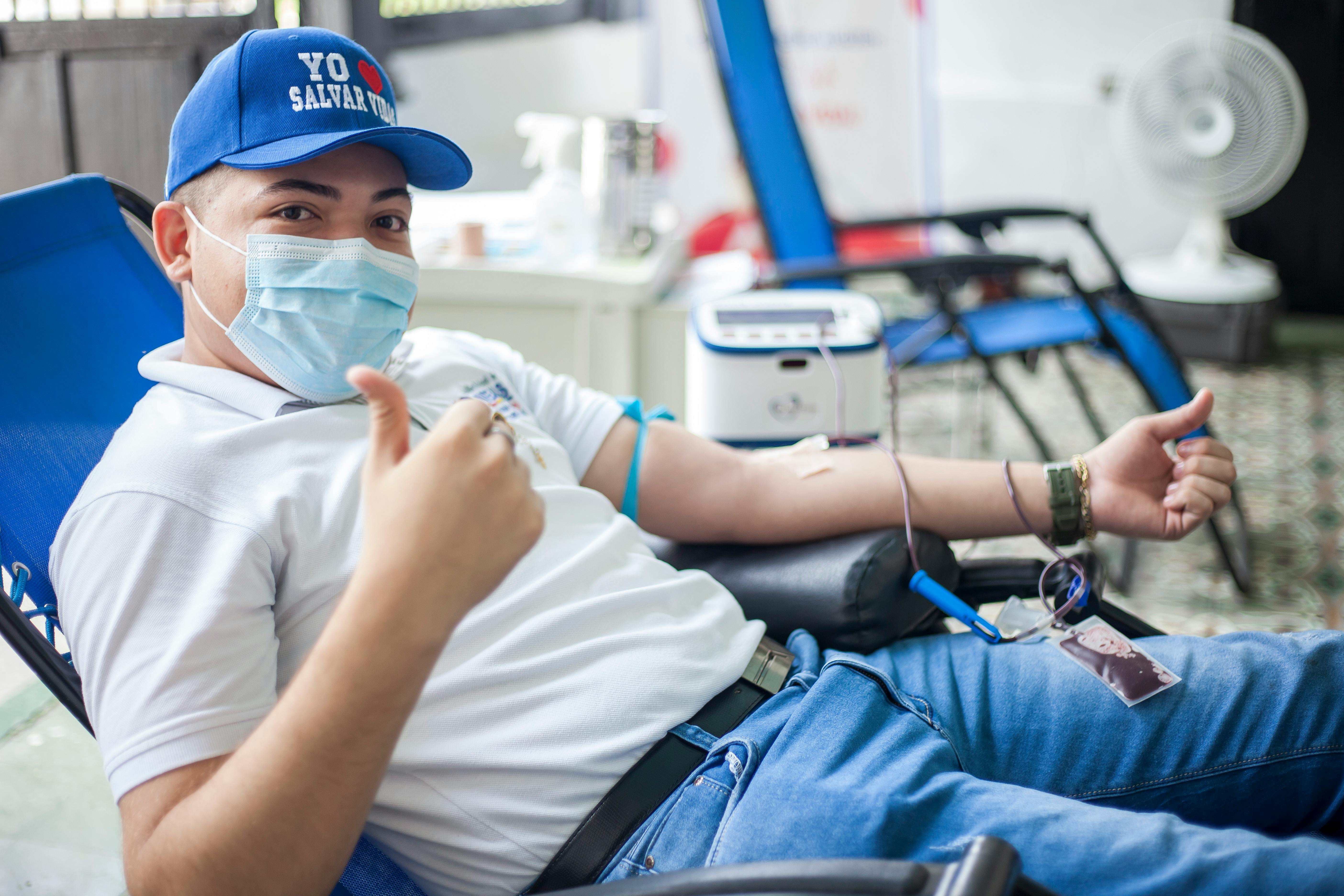 Frequently giving blood encourages the body to produce fresh blood cells