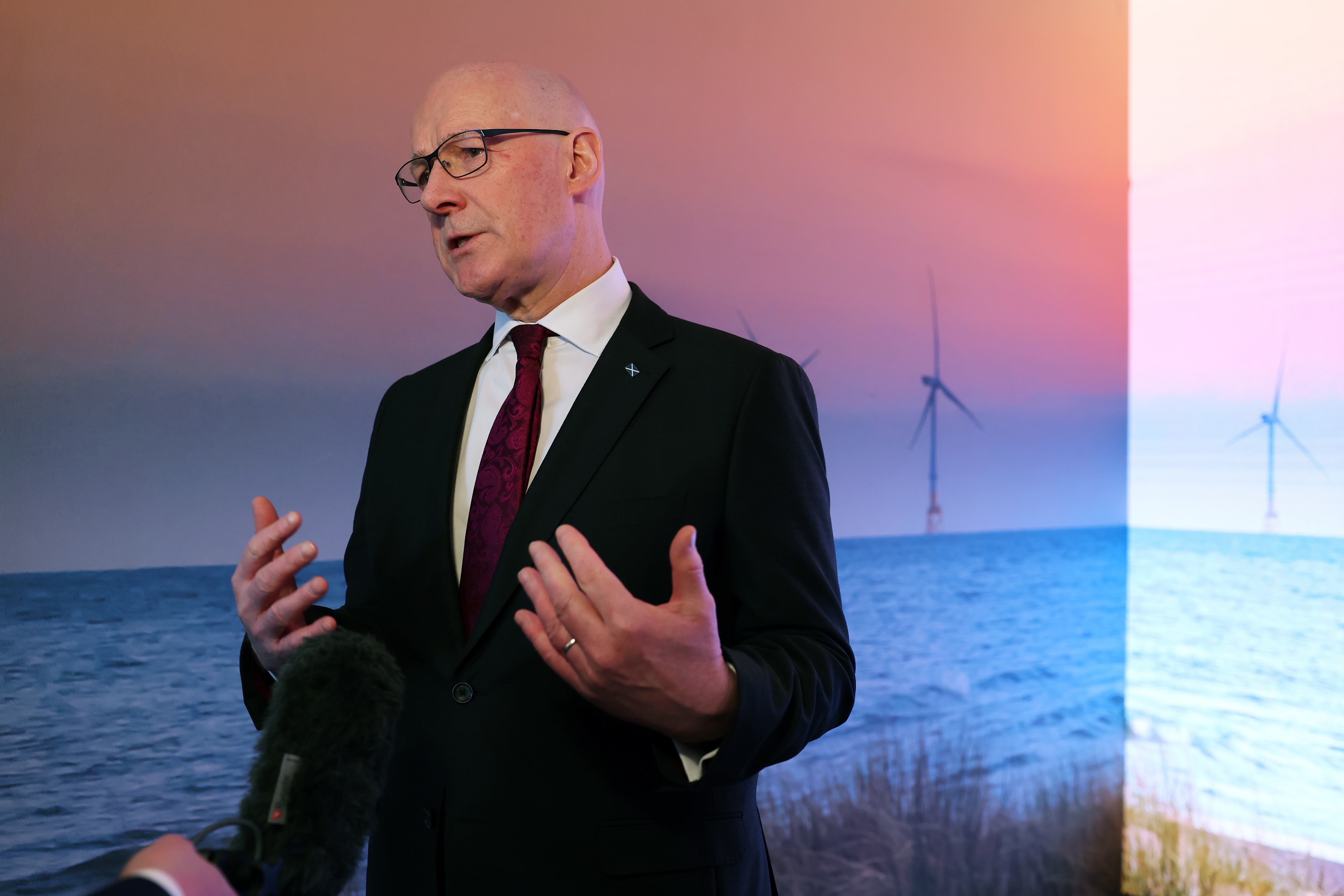 John Swinney has denied that the SNP has a problem with women (Jeff J Mitchell/PA)