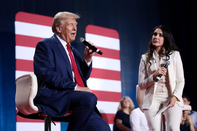 <p>According to a new book about Trump’s return to the White House, he jokingly offered a then-pregnant Rep. Anna Paulina Luna his bed on his personal jet when she was feeling unwell. ‘Just don’t tell Melania,’ he reportedly jibed</p>