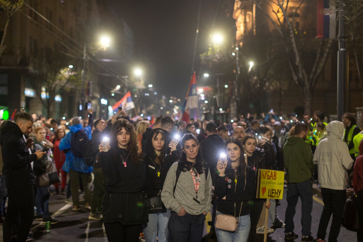 Calls in Serbia for independent investigation into claims of a sonic device attack at peaceful rally