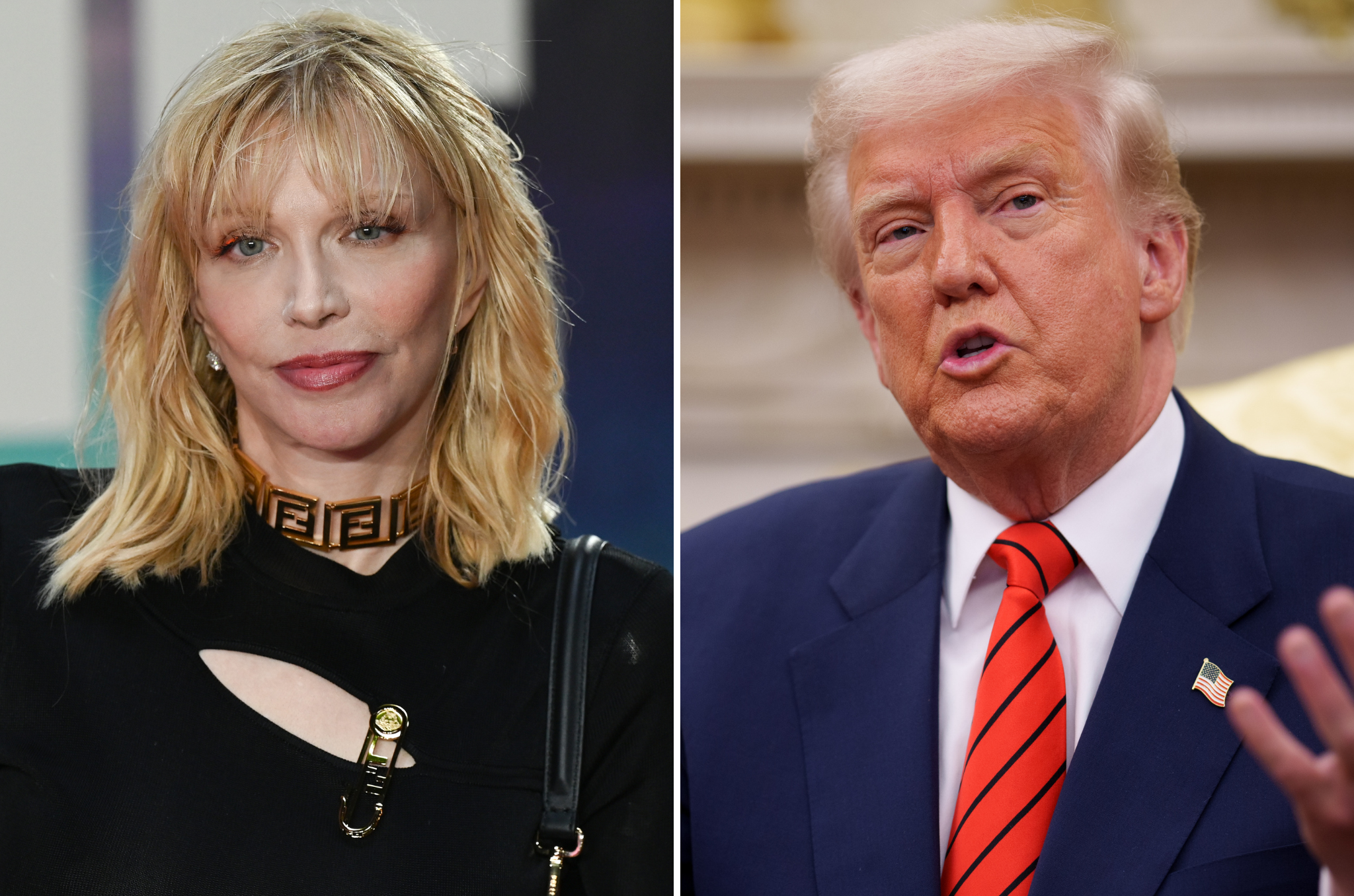 Courtney Love revealed she's obtaining British citizenship as she labeled Donald Trump’s second-term ‘frightening’