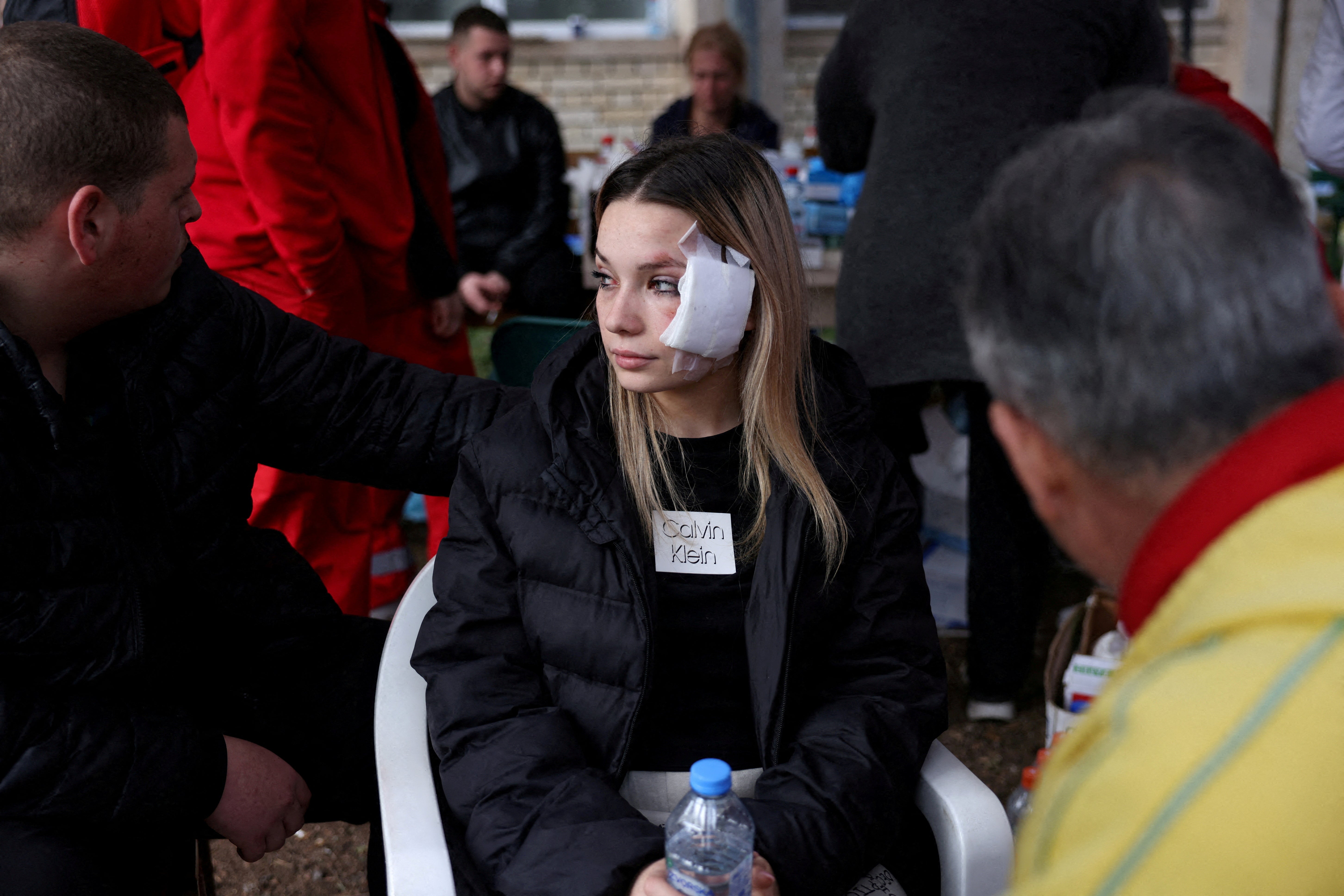 Maria Taseva, 19, said she managed to escape the nightclub fire, but her sister did not.