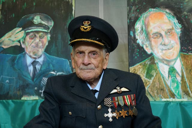The last known Battle of Britain pilot, Group Captain John ‘Paddy’ Hemingway, has died aged 105 (Brian Lawless/PA)