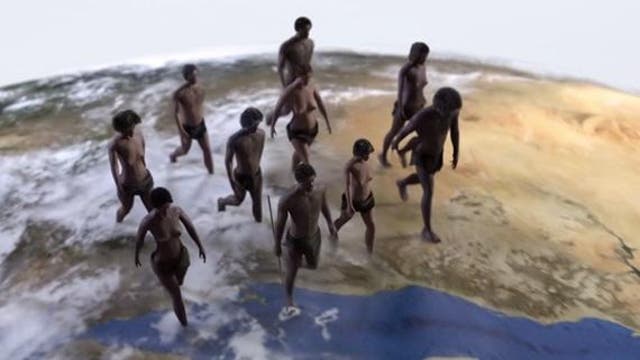 <p>Anatomically modern humans ventured out of Africa for the first time almost 100,000 years ago  </p>