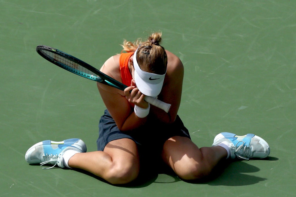 There were tears of joy for 17-year-old Mirra Andreeva as she won a second straight WTA 1000 title at Indian Wells