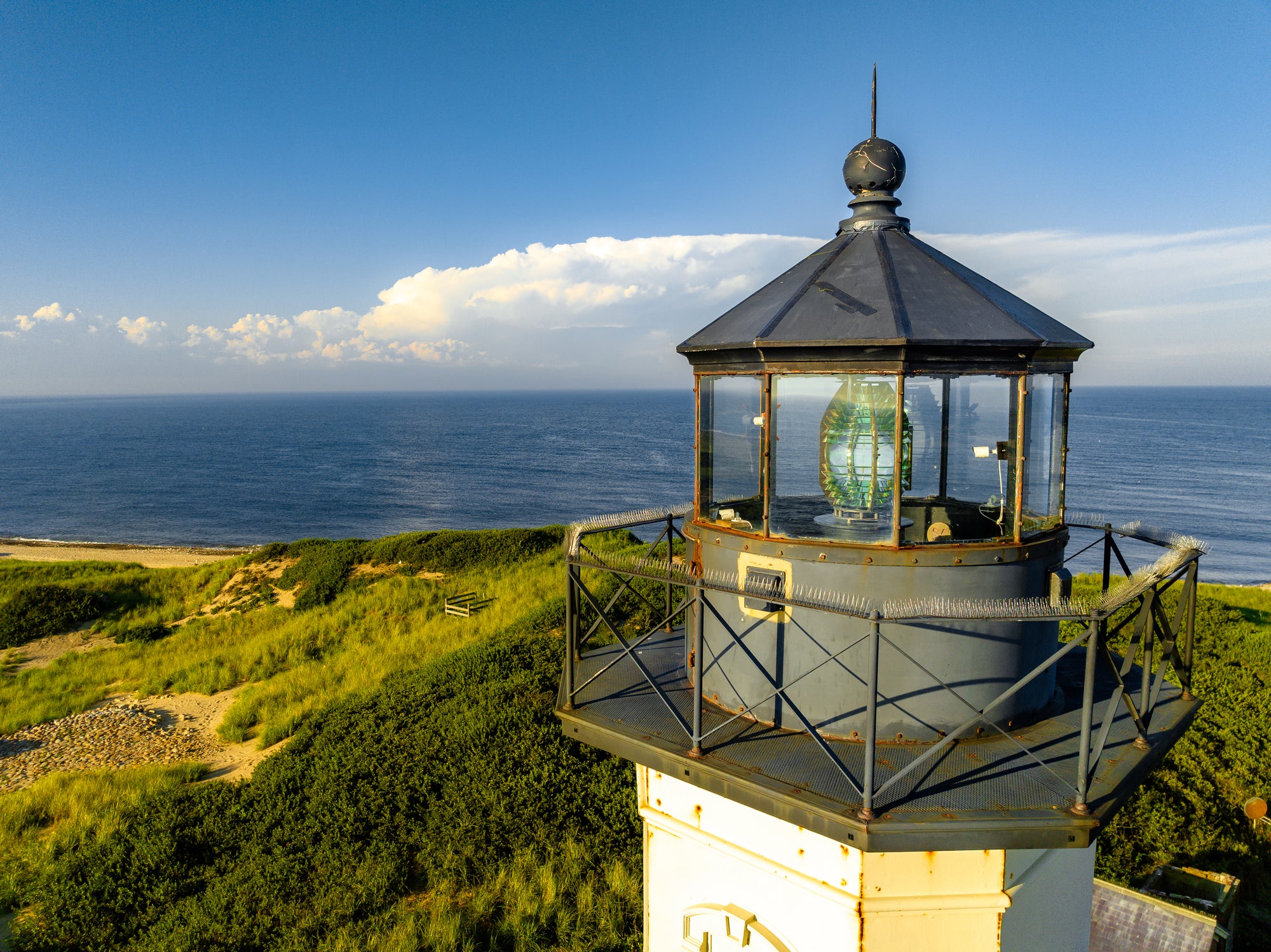 North Lighthouse in New Shoreham on Block Island