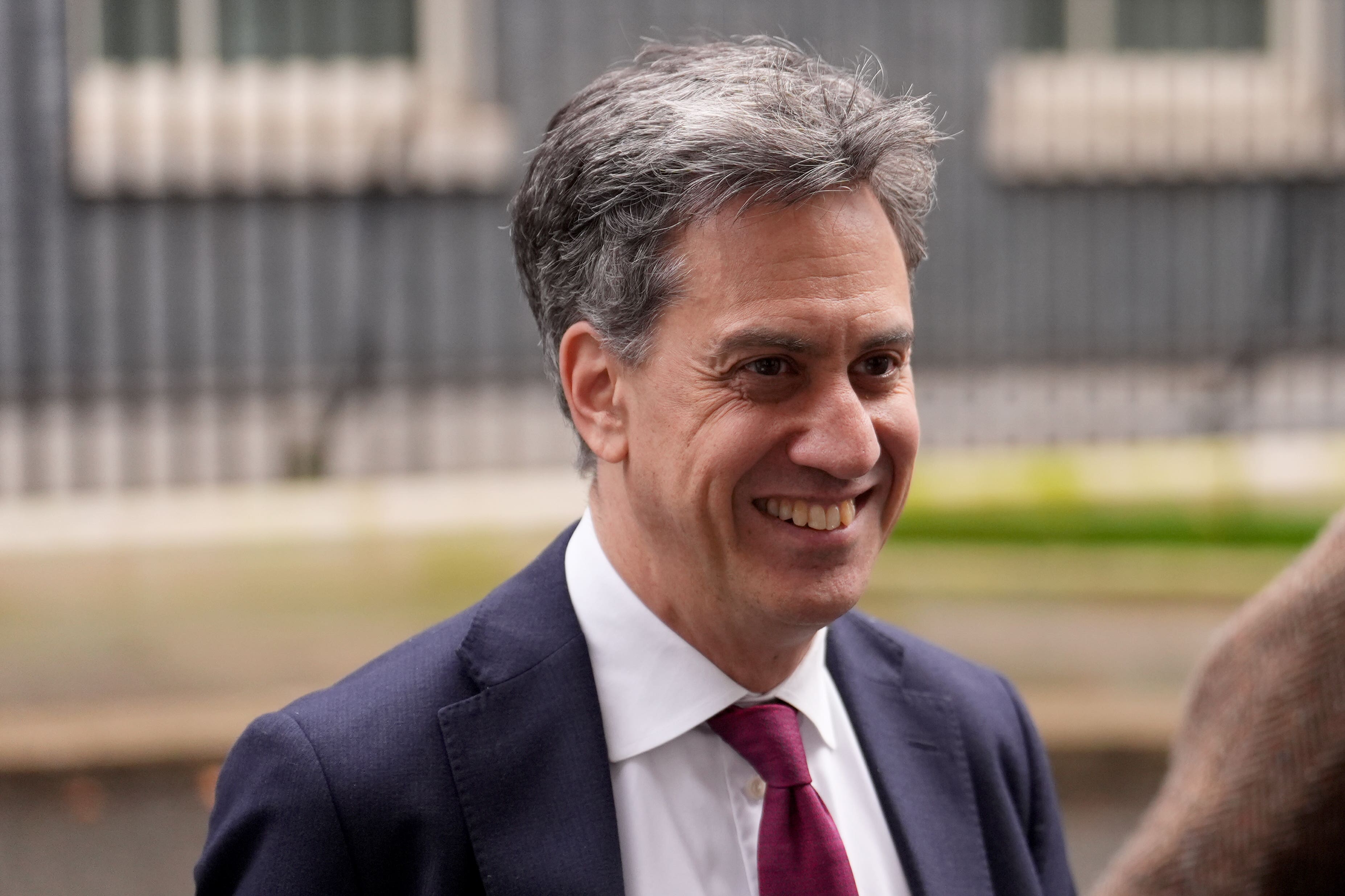 Energy Secretary Ed Miliband criticised the Conservative Party’s approach to net zero (Jordan Pettitt/PA)