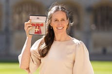 Rower Helen Glover says having family ‘makes you unstoppable’ as she is made OBE