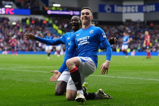 Rangers forward Tom Lawrence is back in the Wales squad after a four-year absence (Andrew Milligan/PA)