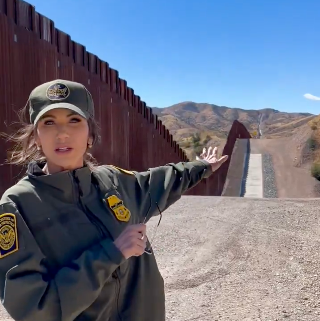 Kristi Noem announced the plans for the CBP to extend the border by seven miles in Texas while in Arizona on Sunday