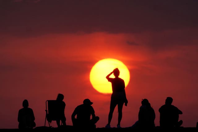 Scientists estimate long-term warming at 1.34-1.41C compared to a 1850-1990 baseline (Owen Humphreys/PA)