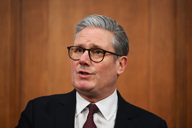 Prime Minister Sir Keir Starmer has said the rising number of people on benefits has ‘wreaked a terrible human cost’ (Leon Neal/PA)