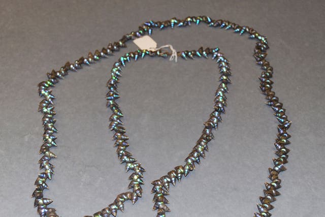 A Scottish university has returned a rare Tasmanian shell necklace (The Hunterian, University of Glasgow/PA)