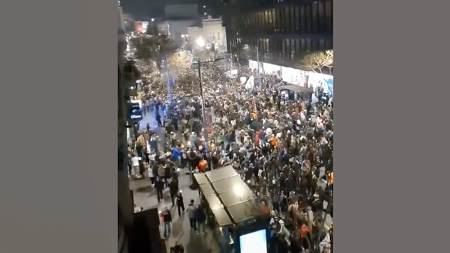 <p>Police use military-grade sonic cannon to disperse peaceful protesters</p>