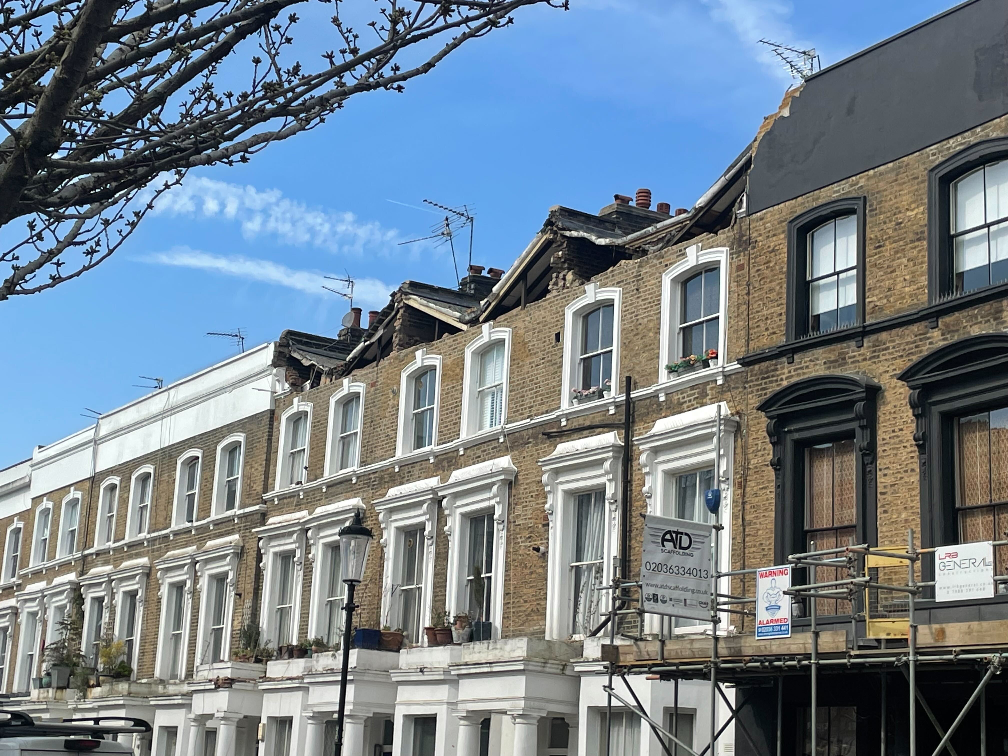 The Royal Borough of Kensington and Chelsea said no one was injured and it was supporting those evacuated with temporary accommodation