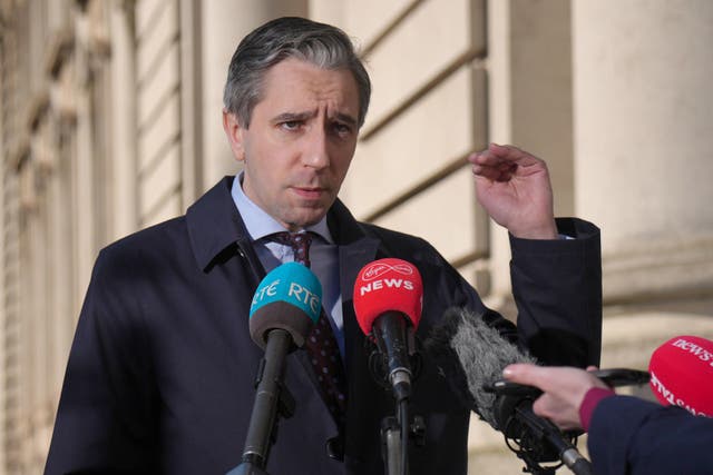 Tanaiste Simon Harris said he will begin talks with his EU counterparts to discuss the response to US tariffs (Brian Lawless/PA)