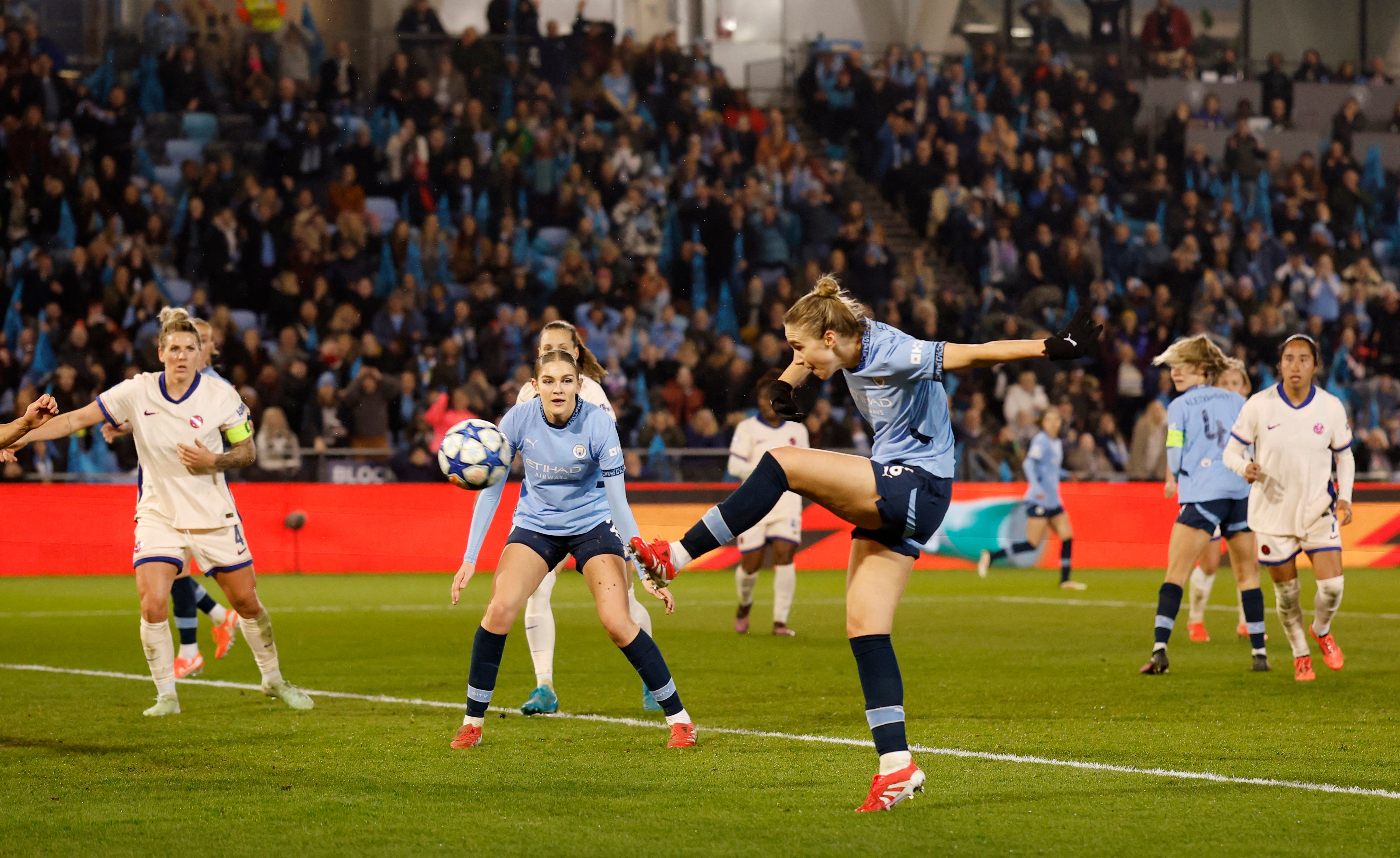 Vivianne Miedema volleyed home the opener on the hour mark