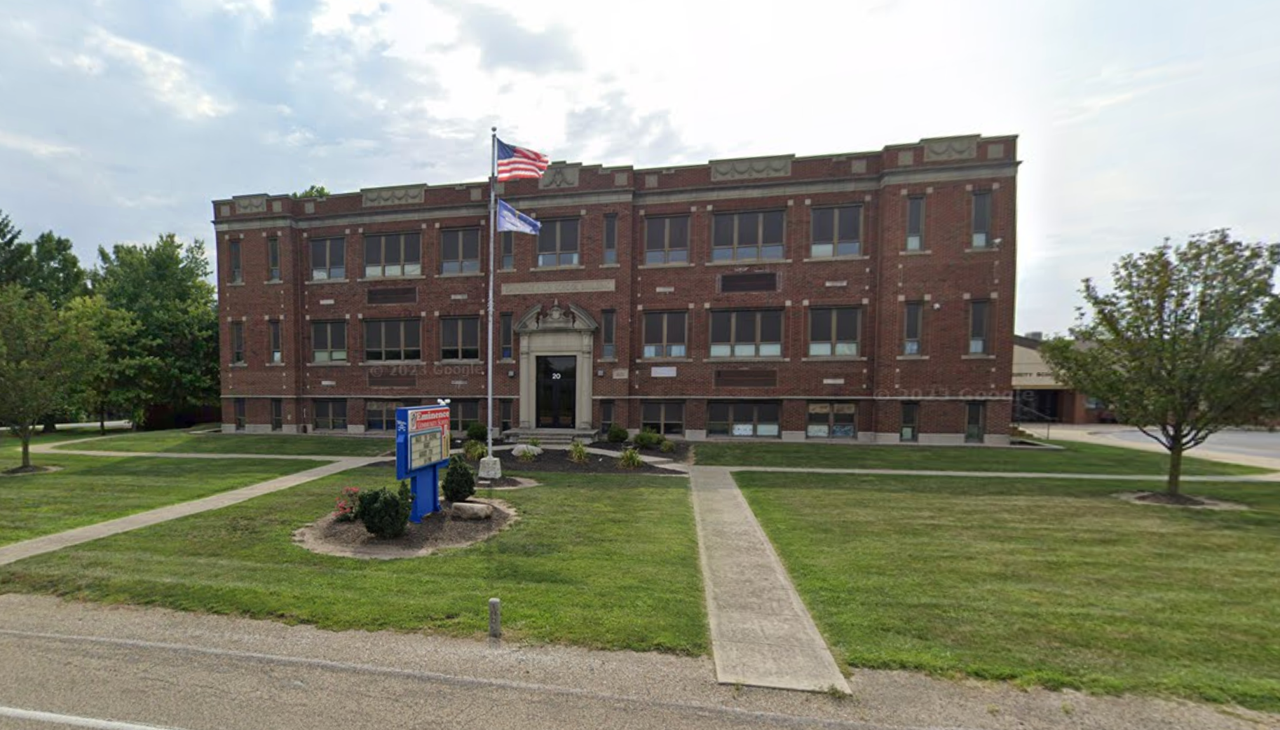 Eminence High School in Indiana, where Brittany Fortinberry previously taught. She resigned from Eminence on August 23 2024, shortly after allegations against her first emerged