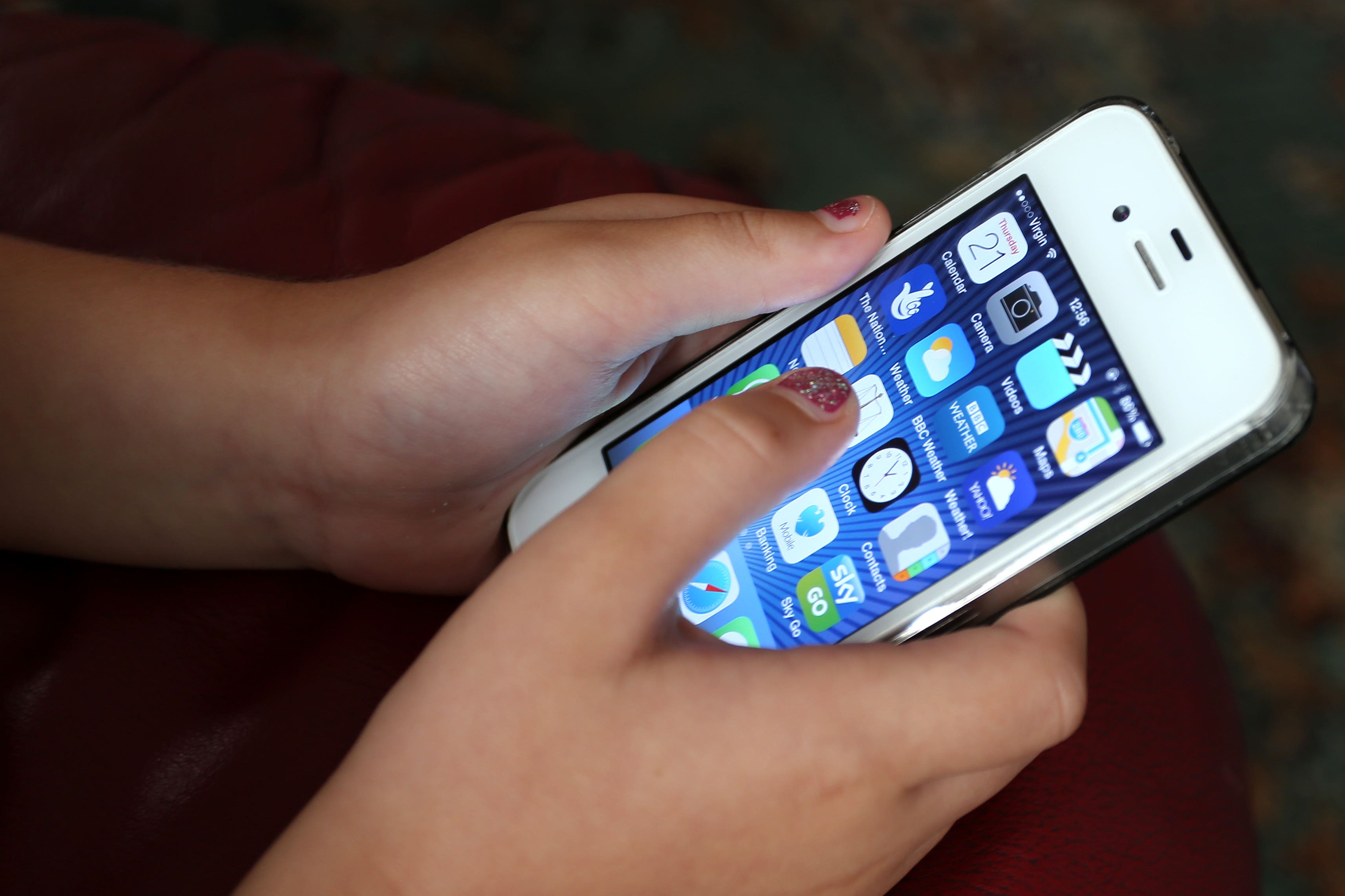 A survey found exposure to online harm is the biggest concern among children and young people in Scotland (Peter Byrne/PA)