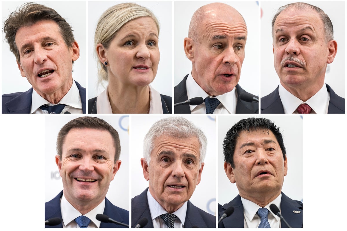 It's election day for the IOC choosing a new Olympics leader in a hard-to-call 7 candidate contest