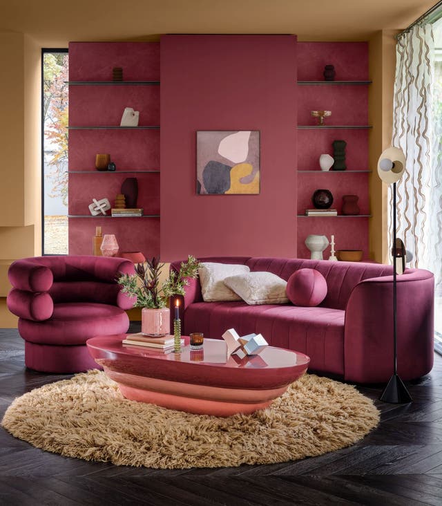 <p>Colour drenching is the latest interior design trend</p>