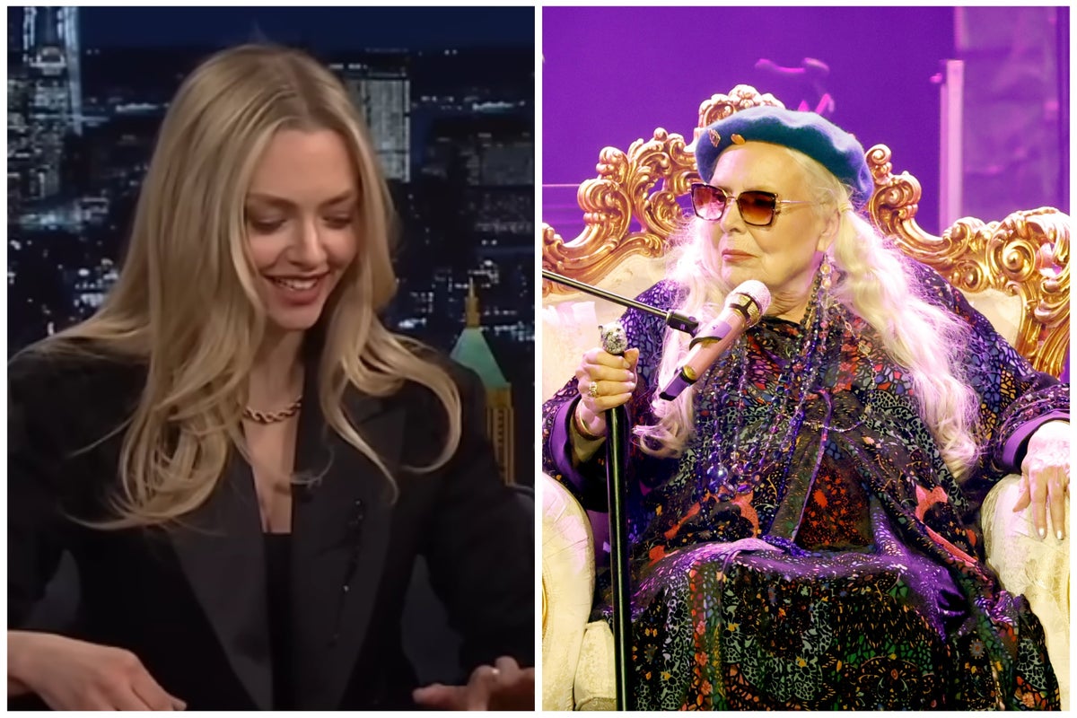 Joni Mitchell streams surge after Amanda Seyfried’s viral ‘California’ cover on Jimmy Fallon Joni Mitchell streams surge after Amanda Seyfried’s viral ‘California’ cover on Jimmy Fallon