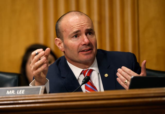 <p>Republican Senator Mike Lee of Utah</p>