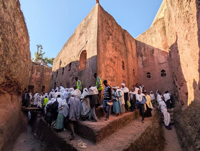 <p>Eleven rock-hewn churches form the Orthodox Christian holy site of Lalibela in Ethiopia's Amhara Region</p>