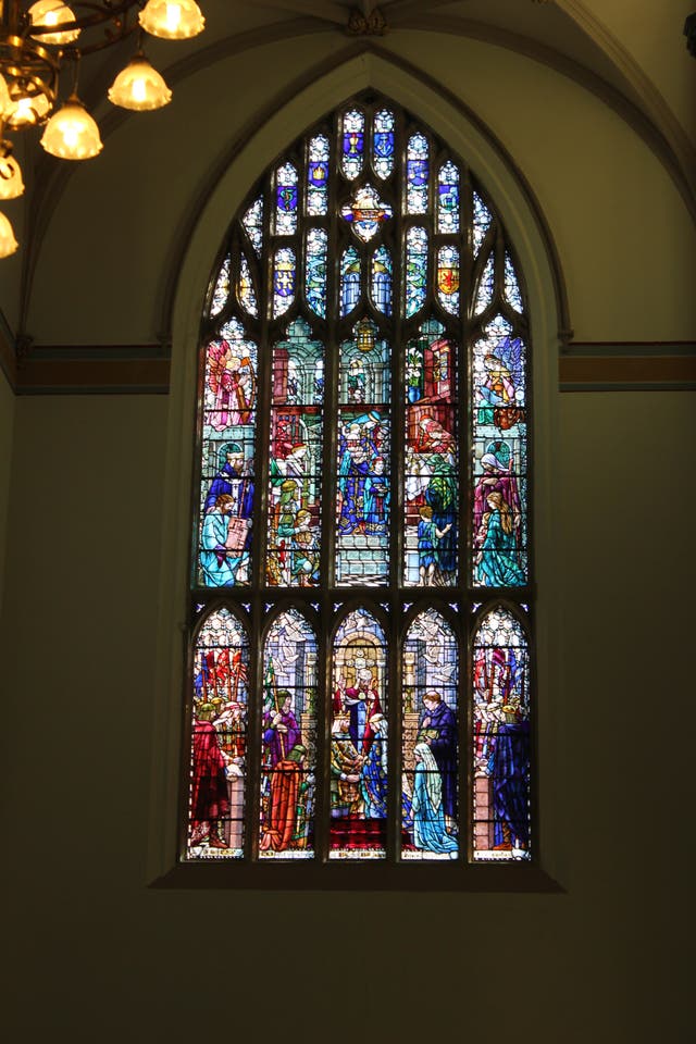 <p>The Margaret Window at the abbey church</p>