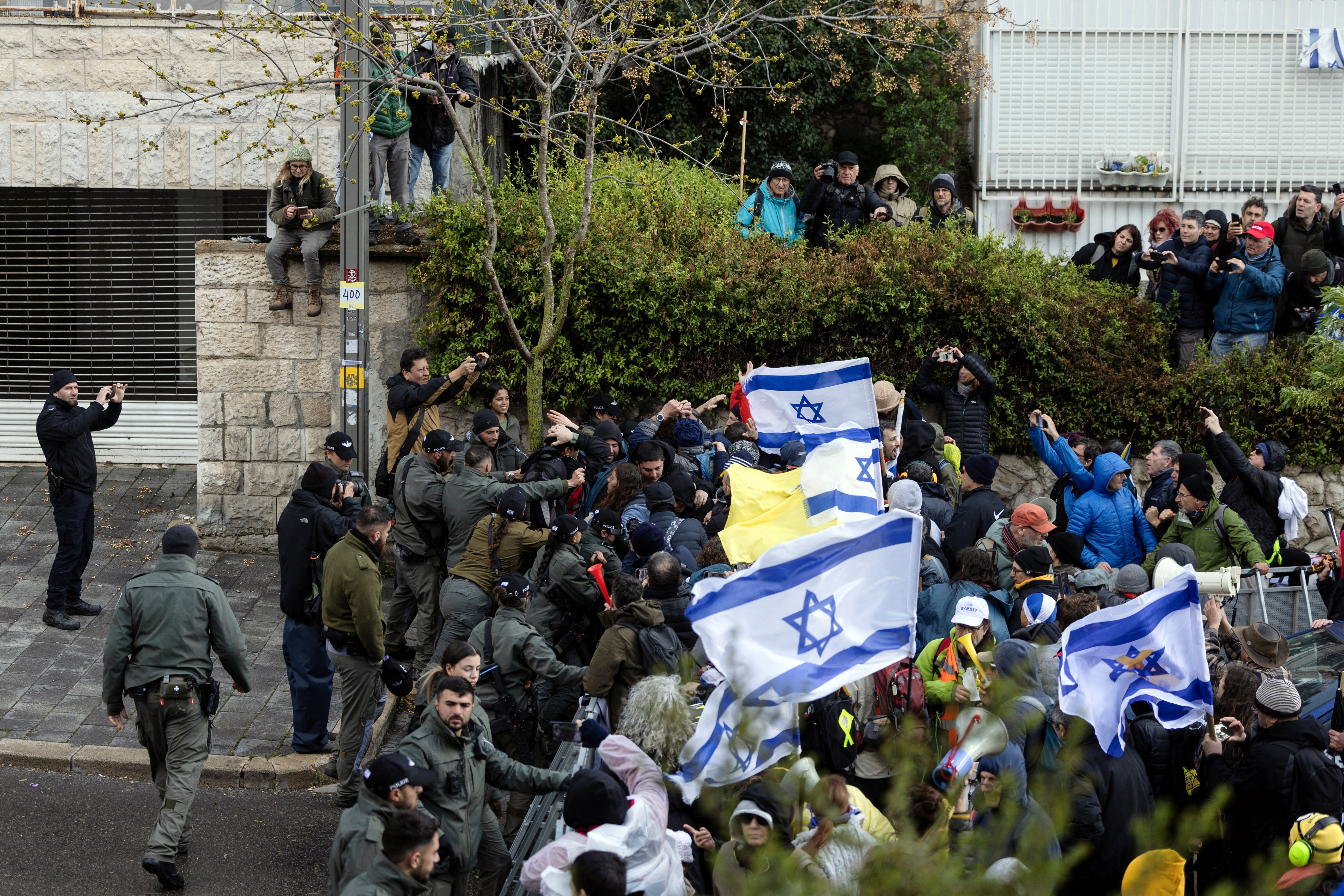 Police and protesters clashed in Jerusalem on Thursday