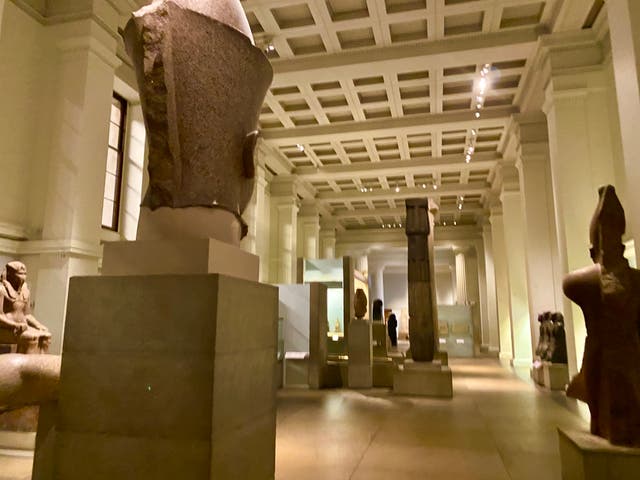 <p>Where is everyone? The British Museum in London is the most popular tourist attraction in the UK – and one of relatively few that have more visitors now than before Covid</p>
