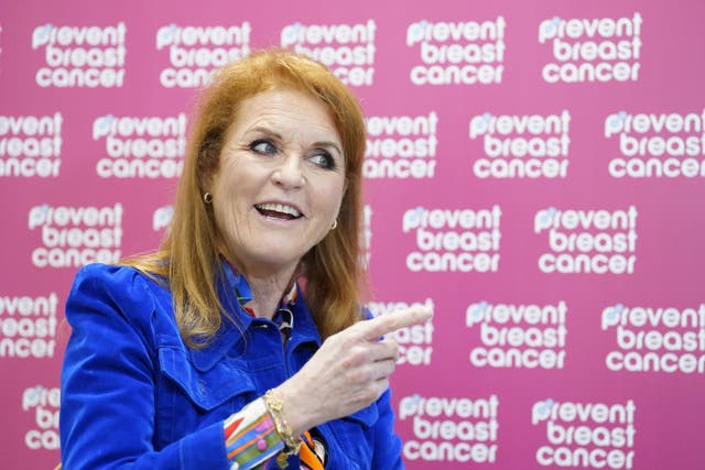 Sarah, Duchess of York (Danny Lawson/PA)