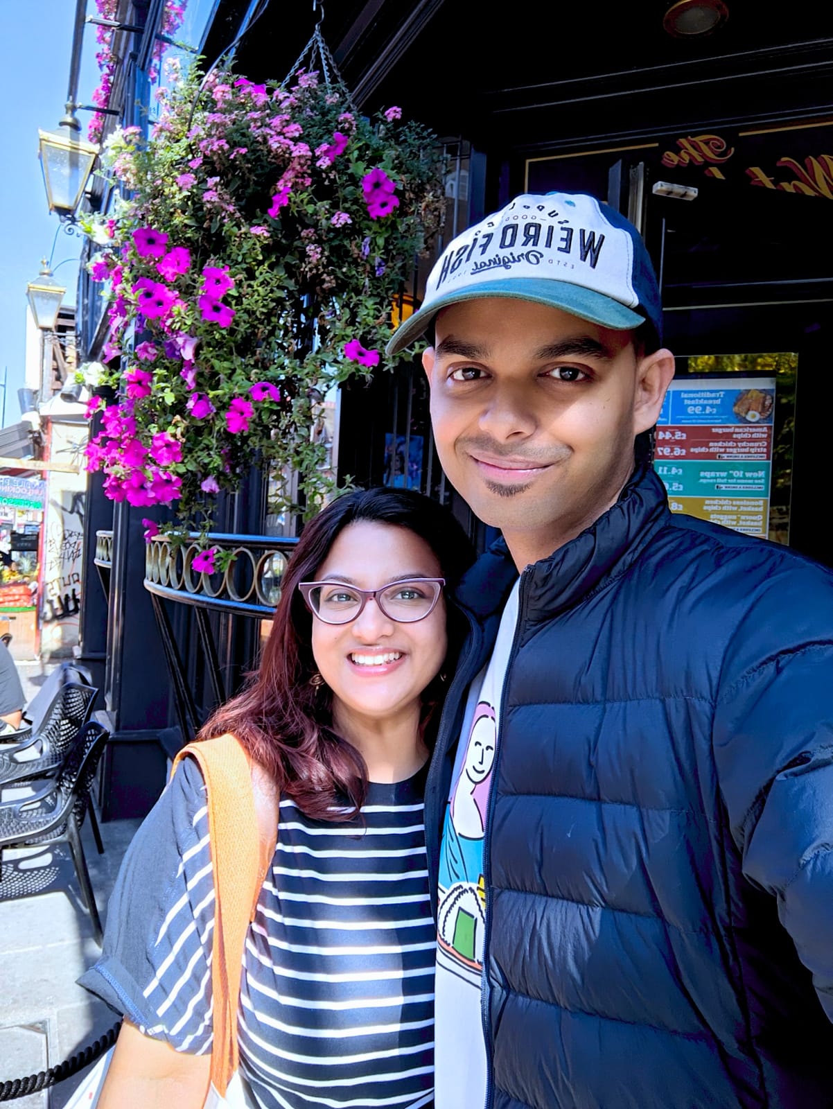 Manikarnika Dutta with her husband, Souvik Naha