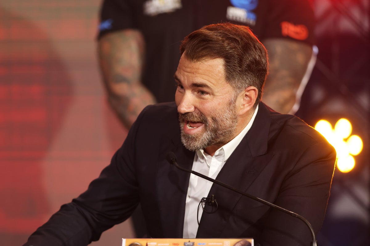 Eddie Hearn offers counter after Chris Eubank Jr accepts £1m bet to ‘trick public’ Eddie Hearn offers counter after Chris Eubank Jr accepts £1m bet to ‘trick public’