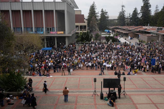 Berkeley Faculty Protest