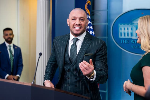 <p>Conor McGregor visited Donald Trump in the White House this week</p>