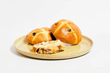 Milk & More hot cross bun indybest