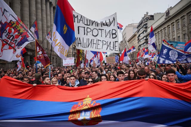 SERBIA-PROTESTAS