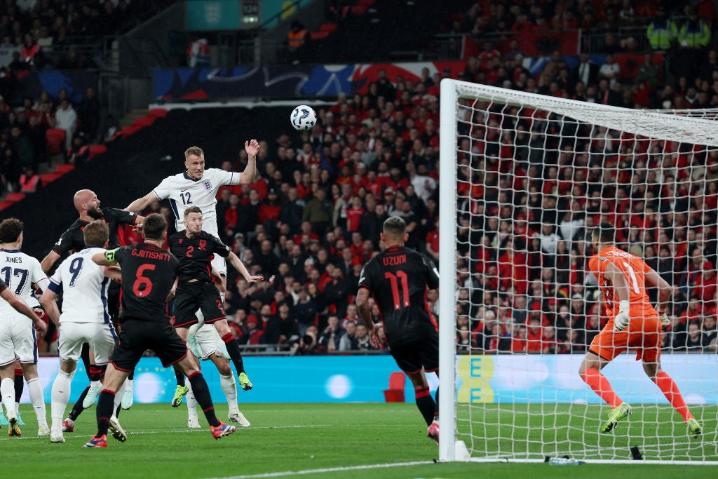 Burn his the bar but struggled against the impact of Broja in the second half