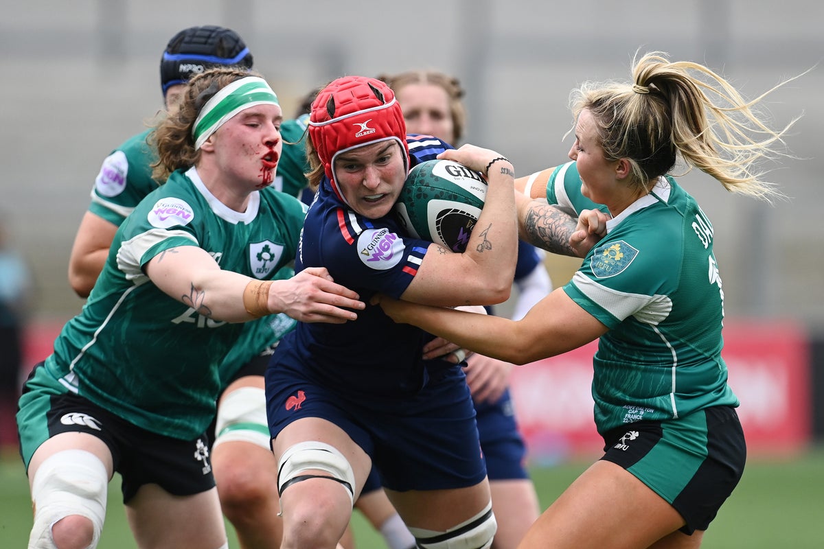 France hold off Ireland fightback in Women’s Six Nations opener France hold off Ireland fightback in Women’s Six Nations opener