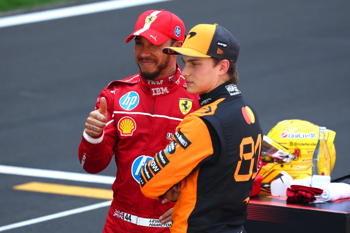 F1 Chinese GP LIVE: Oscar Piastri claims brilliant pole as Lewis Hamilton falters in qualifying