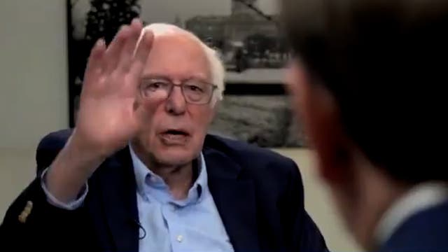 <p>Bernie Sanders nearly ended a ABC interview when asked about  Alexandria Ocasio-Cortez</p>