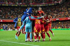 Spain edge past Netherlands on penalties as three Nations League quarter-finals go to extra time