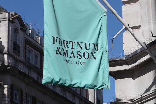 It is Fortnum & Mason’s first foray into the booming on-demand delivery industry (Jonathan Brady/PA)