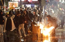 Protesters blasted with rubber bullets and tear gas as Istanbul mayor’s jailing sparks unrest