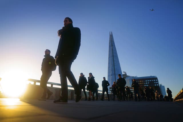 Private-sector growth reached its fastest level for six months in March, according to new figures (Victoria Jones/PA)