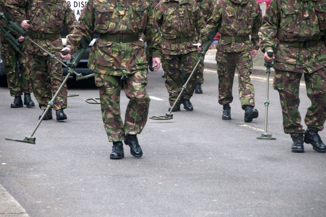 A small initial study highlighted a ‘significant link’ between the disease and ‘exposure to certain explosives’ (Alamy/PA)