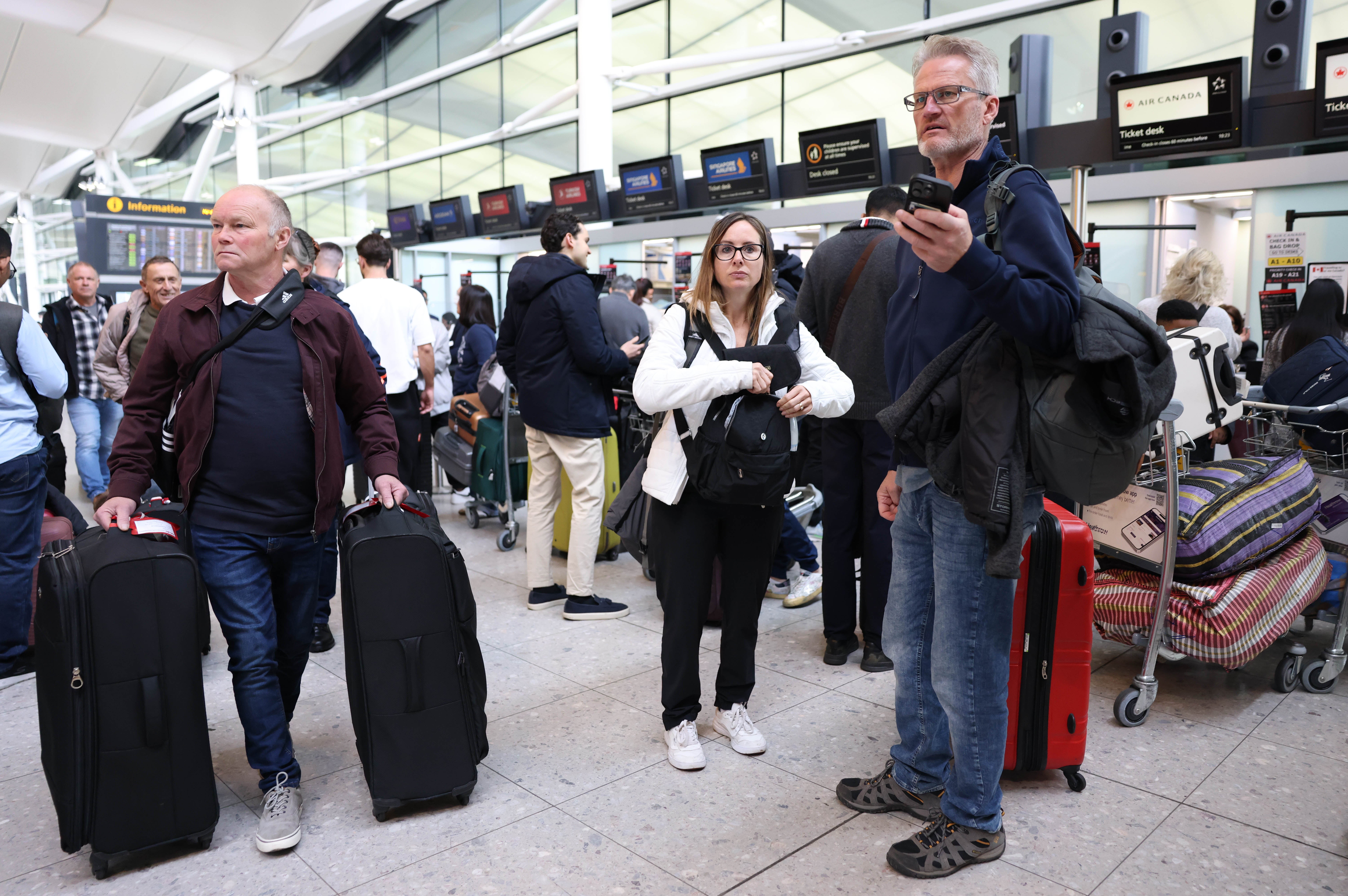 <p>More than 270,000 air passenger journeys were disrupted at Heathrow as a result of a fire</p>